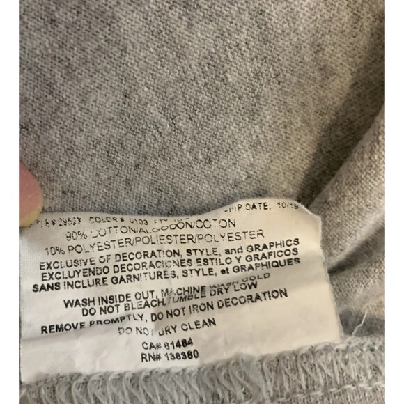 New York Yankees Baseball T-Shirt Gray Mens XL Genuine Merchandise MLB - Picture 8 of 8